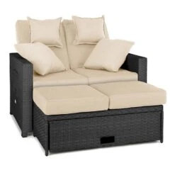 [Gebraucht] Komfortzone Rattan-Lounge-Sofa -Blumfeldt Verkaufsgeschäft 10030575 yy 0003 titel Blumfeldt Komfortzone Rattan Lounge Sofa