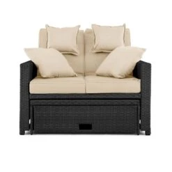 [Gebraucht] Komfortzone Rattan-Lounge-Sofa -Blumfeldt Verkaufsgeschäft 10030575 yy 0004 front Blumfeldt Komfortzone Rattan Lounge Sofa