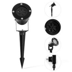 Snowdance LED-Projektor -Blumfeldt Verkaufsgeschäft 10030936 yy 0003 detail Bumfeldt Snowdance LED Projektor Schneeflocken