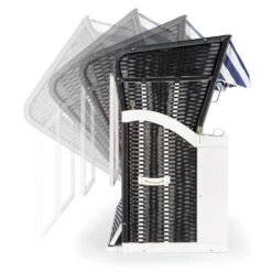 Hiddensee Strandkorb -Blumfeldt Verkaufsgeschäft 10030996 yy 0003 titel side Blumfeldt Hiddensee Strandkorb XL blau weiss 1