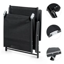 [Gebraucht] Modena Sonnenliege -Blumfeldt Verkaufsgeschäft 10031441 yy 0005 detail Blumfeldt Modena Sonnenliege 64x85x170cm schwarz