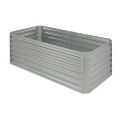 Terrabox 180x90x60 Cm Hochbeet Silber