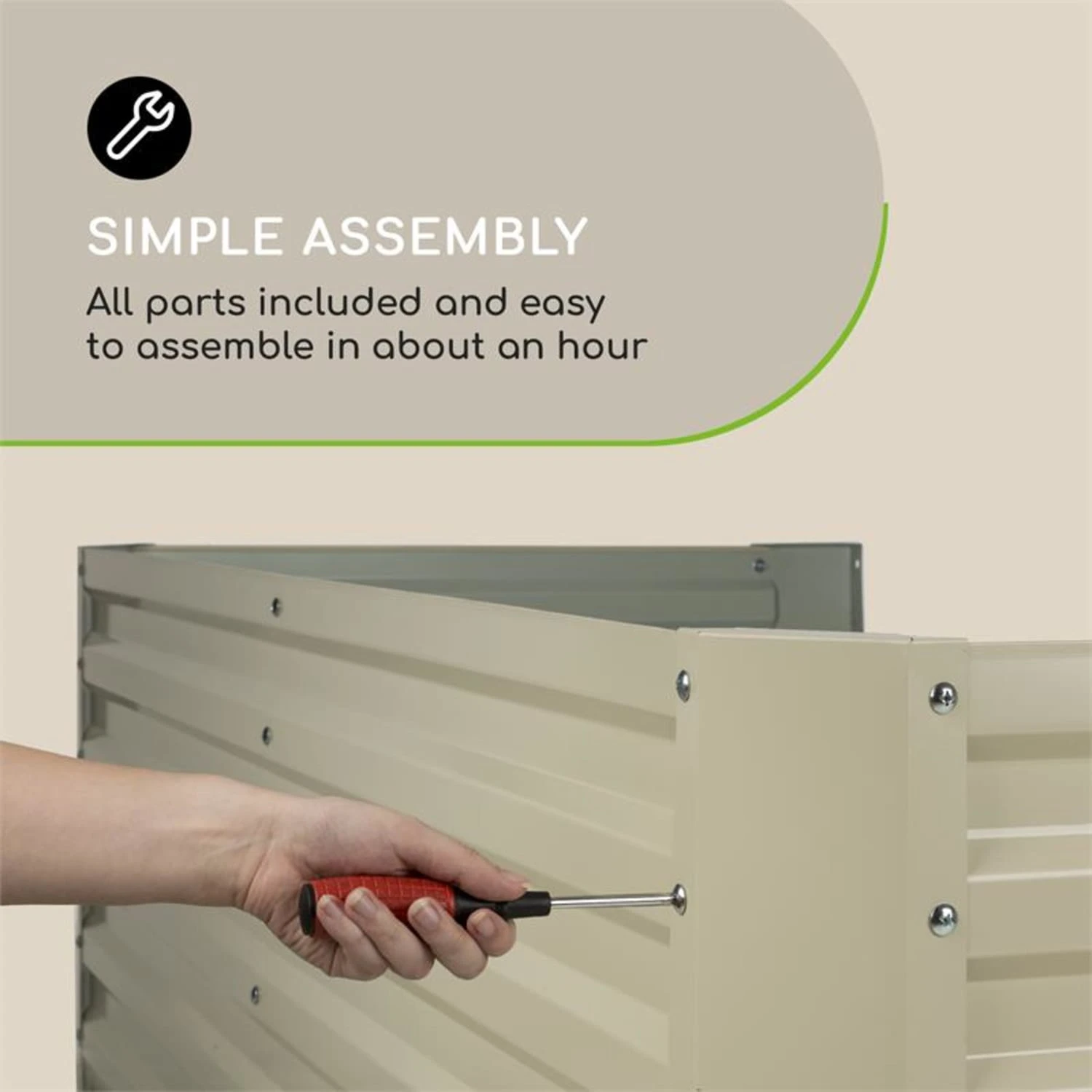 Terrabox 180x90x60 Cm Hochbeet Creme 6 Terrabox 180x90x60 Cm Hochbeet Creme – Bild 4