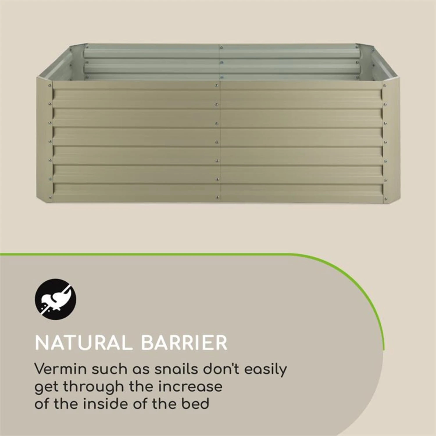 Terrabox 180x90x60 Cm Hochbeet Creme 7 Terrabox 180x90x60 Cm Hochbeet Creme – Bild 5