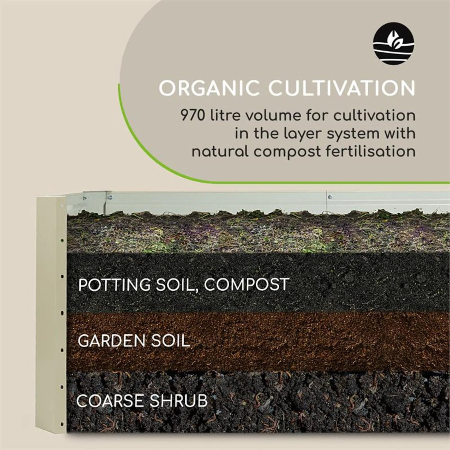 Terrabox 180x90x60 Cm Hochbeet Creme 10 Terrabox 180x90x60 Cm Hochbeet Creme – Bild 8