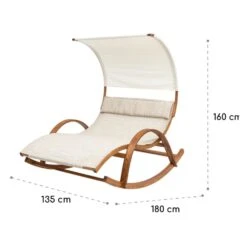 Mauritius Schwingliege -Blumfeldt Verkaufsgeschäft 10032587 yy 0009 logo Blumfeldt Mauritius Schwingliege mit Dach creme