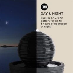 [Wiederverpackt] Liquitorre Solarbrunnen -Blumfeldt Verkaufsgeschäft 10033273 yy 0006 logo Blumfeldt Liquitorre Solarbrunnen Polyresin