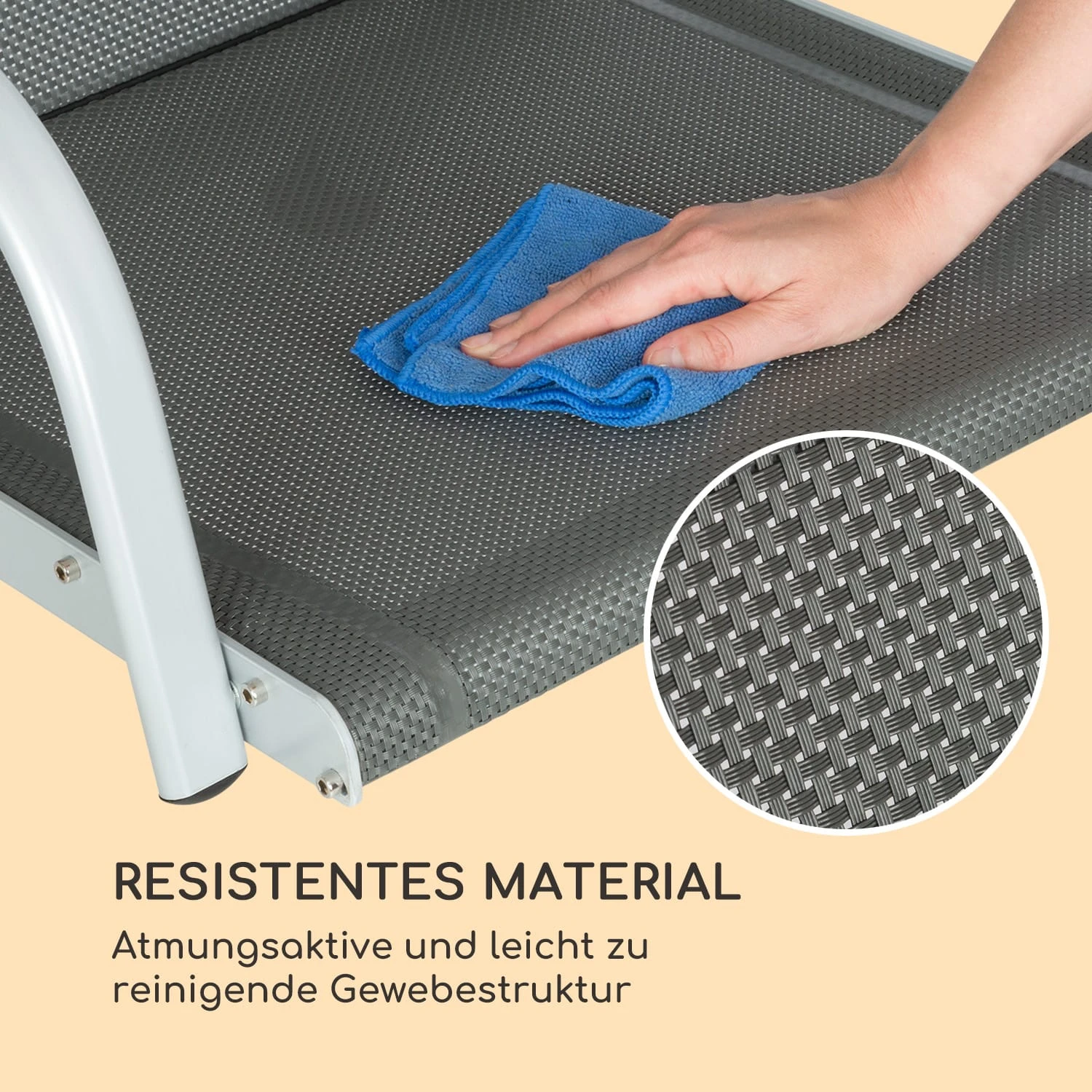 Bel Air Duo Swing Hollywoodschaukel 2 Sitzer 8 Bel Air Duo Swing Hollywoodschaukel 2 Sitzer – Bild 6