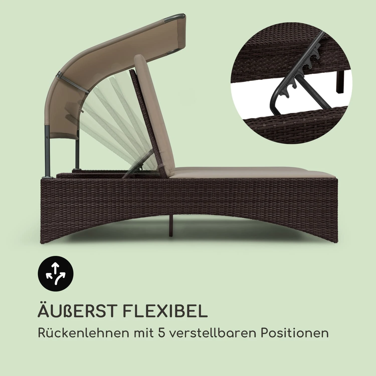 Eremitage Double Lounger Sonnenliege 8 Eremitage Double Lounger Sonnenliege – Bild 6