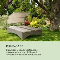 [Wiederverpackt] Eremitage Double Lounger Sonnenliege -Blumfeldt Verkaufsgeschäft 10033315 de 0002 logo
