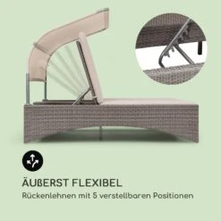 [Wiederverpackt] Eremitage Double Lounger Sonnenliege -Blumfeldt Verkaufsgeschäft 10033315 de 0006 logo