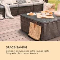 [Wiederverpackt] Theia Table Loungetisch -Blumfeldt Verkaufsgeschäft 10033325 yy 0002 logo Blumfeldt Theia Table Loungetisch braun