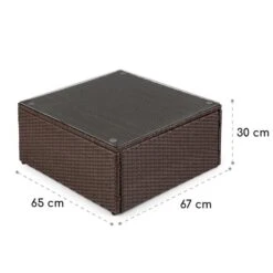 [Wiederverpackt] Theia Table Loungetisch -Blumfeldt Verkaufsgeschäft 10033325 yy 0006 logo Blumfeldt Theia Table Loungetisch braun