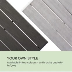 [Gebraucht] Bilbao Gartentisch Aus Kunststoff -Blumfeldt Verkaufsgeschäft 10033406 yy 0007 logo Blumfeldt Bilbao Gartentisch weiss grau