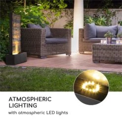 Raincastle Gartenbrunnen -Blumfeldt Verkaufsgeschäft 10033428 yy 0007 logo Blumfeldt Raincastle Gartenbrunnen 12 LEDs