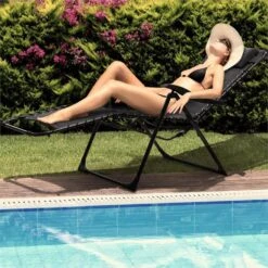 [Wiederverpackt] California Dreaming Sonnenliege -Blumfeldt Verkaufsgeschäft 10033474 yy 0003 logo Blumfeldt California Dreaming Sonnenliege schwarz