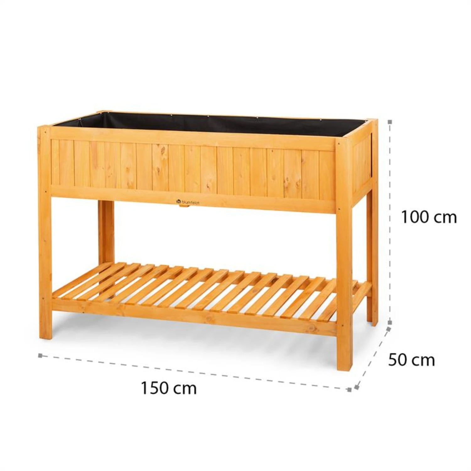 Altiplano Cubic Hochbeet Holz – Bild 9