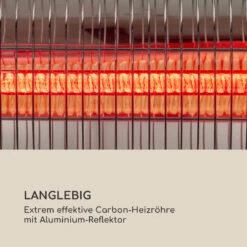 [Wiederverpackt] Dark Wave Stand Infrarot-Heizstrahler -Blumfeldt Verkaufsgeschäft 10033811 de 0007 logo