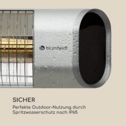 [Wiederverpackt] Dark Wave Stand Infrarot-Heizstrahler -Blumfeldt Verkaufsgeschäft 10033811 de 0009 logo