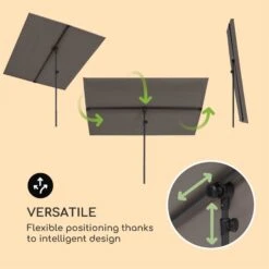 [Gebraucht] Flex-Shade XL Sonnenschirm -Blumfeldt Verkaufsgeschäft 10034728 yy 0003 logo Blumfeldt Flex Shade XL Sonnenschirm 150x210 grau 2