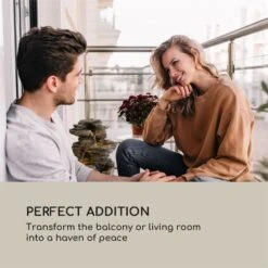 [Wiederverpackt] Messina Kaskadenbrunnen Solarbrunnen -Blumfeldt Verkaufsgeschäft 10034734 yy 0006 logo Blumfeldt Messina Kaskadenbrunnen