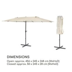 Twin Peaks Sonnenschirm 17 Twin Peaks Sonnenschirm -Blumfeldt Verkaufsgeschäft 10034740 yy 0009 logo Blumfeldt Twin Peaks Sonnenschirm creme