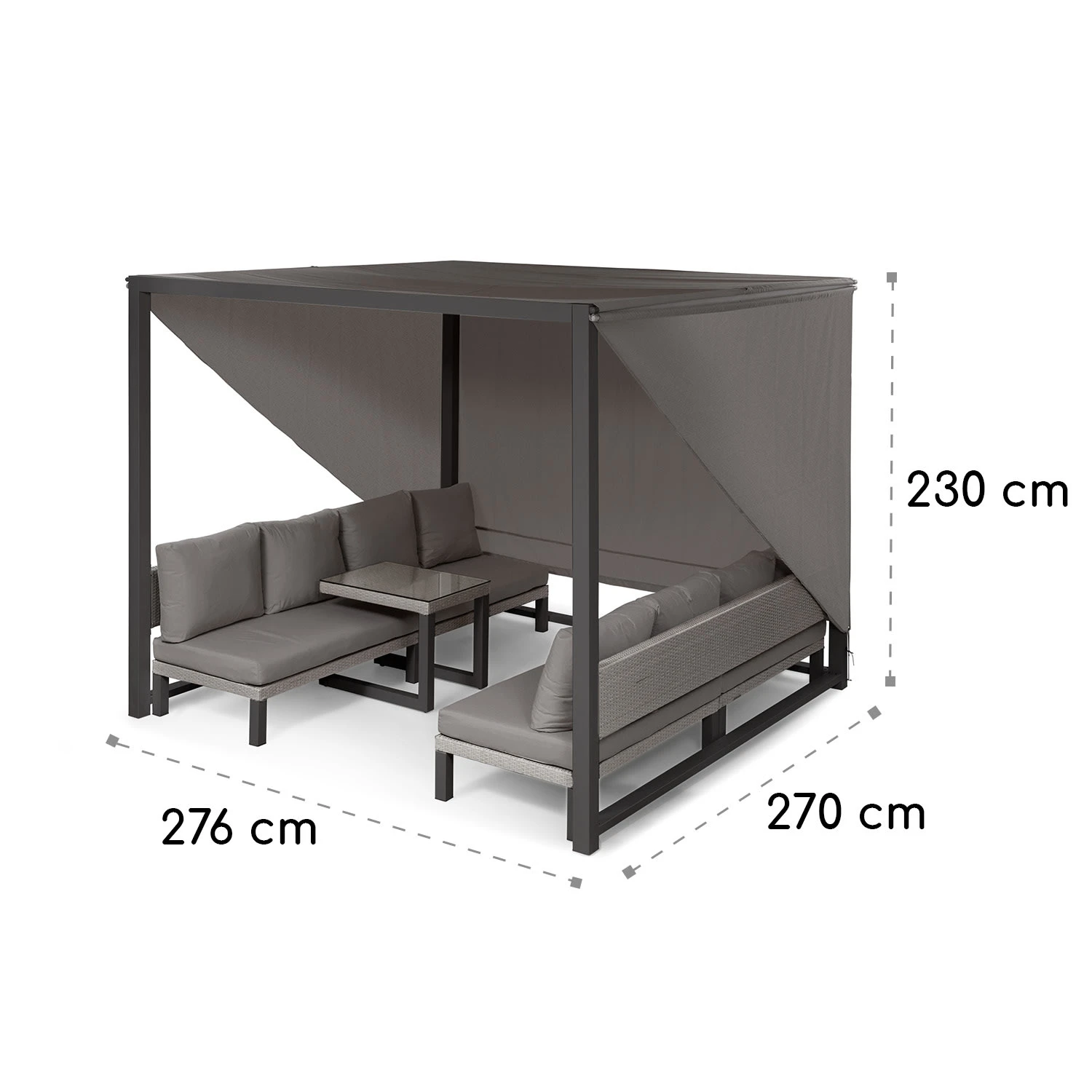 Havanna Pavillon & Lounge-Set – Bild 9