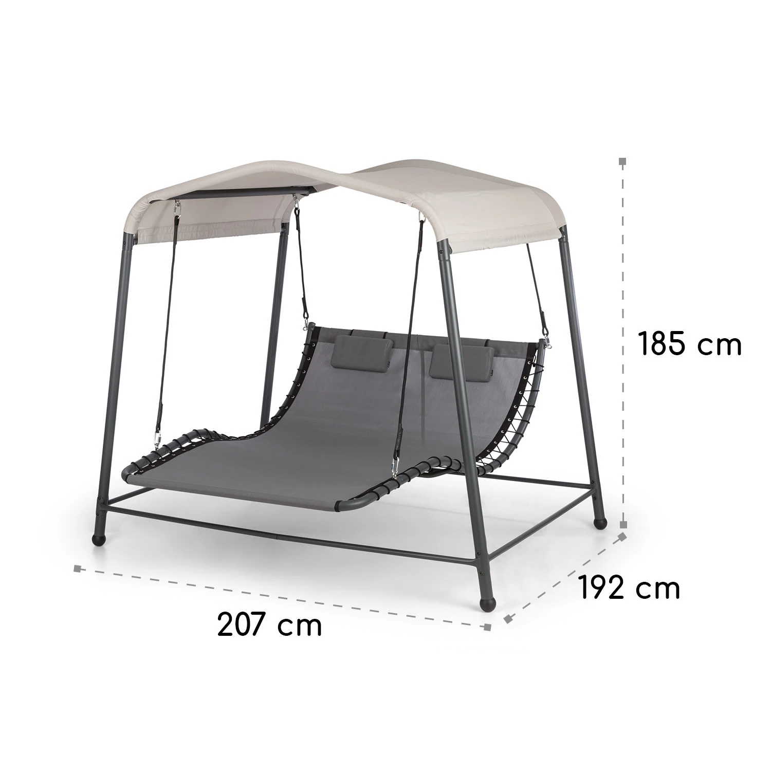 Palermo Doppel-Schaukel-Liege 12 Palermo Doppel-Schaukel-Liege – Bild 10