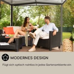 [Wiederverpackt] Pantheon Solid Sky Flat Pergola 3x3 -Blumfeldt Verkaufsgeschäft 10034984 de 0005 usp 1