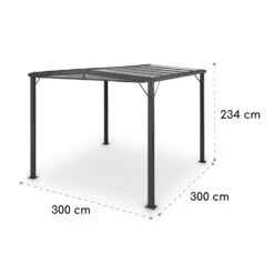 [Gebraucht] Pantheon Solid Sky Flat Pergola 3x3 -Blumfeldt Verkaufsgeschäft 10034984 yy 0006 dimensions
