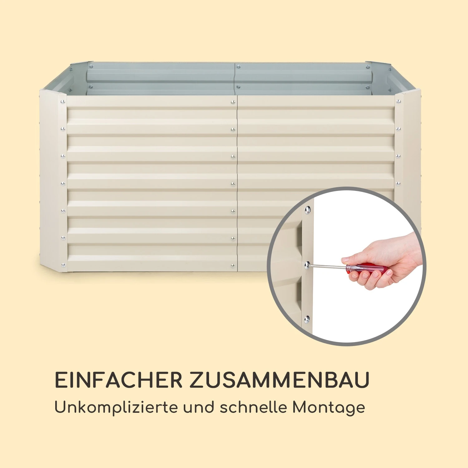 Terrabox 120x60x60 Cm Hochbeet Creme 9 Terrabox 120x60x60 Cm Hochbeet Creme – Bild 7