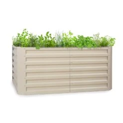 Terrabox 120x60x60 Cm Hochbeet Creme