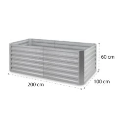 Terrabox 200x100x60 Cm Hochbeet Silber 17 Terrabox 200x100x60 Cm Hochbeet Silber -Blumfeldt Verkaufsgeschäft 10035351 yy 0008 logo blumfeldt High Grow Straight 200x60x100cm silber