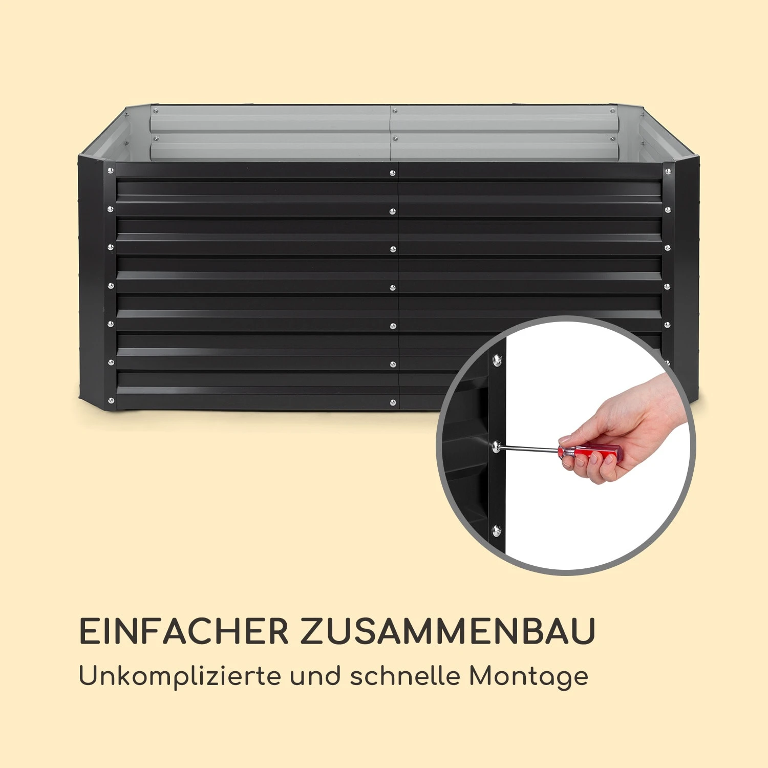 Terrabox 200x100x60 Cm Hochbeet Anthrazit 9 Terrabox 200x100x60 Cm Hochbeet Anthrazit – Bild 7