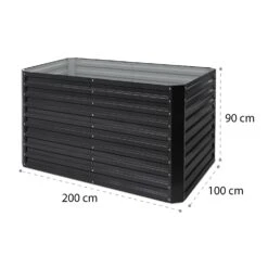 Terrabox 200x100x90 Cm Hochbeet Anthrazit -Blumfeldt Verkaufsgeschäft 10035356 yy 0008 logo blumfeldt High Grow Straight 200x90x100cm anthrazi