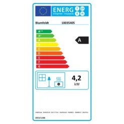 [Wiederverpackt] Andora Gasheizofen -Blumfeldt Verkaufsgeschäft 10035405 energy label 1