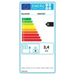 [Gebraucht] Andora Flame Gasheizofen -Blumfeldt Verkaufsgeschäft 10035407 energy label 2