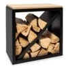 [Gebraucht] Kindlewood S Black Kaminholzregal Mit Sitzbank -Blumfeldt Verkaufsgeschäft 10035760 yy 0001 titel