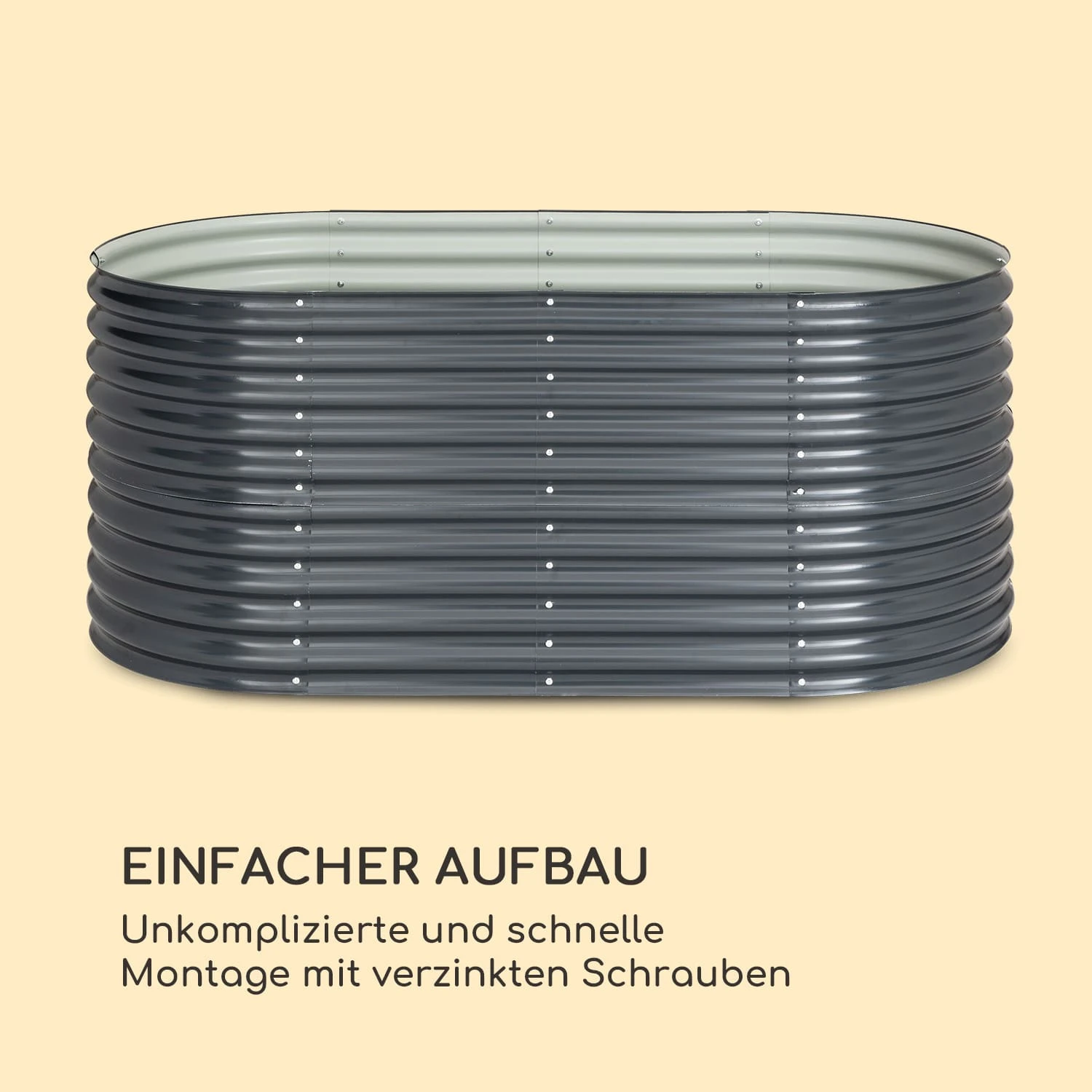 Rondabox 200x100x80 Cm Hochbeet Anthrazit 7 Rondabox 200x100x80 Cm Hochbeet Anthrazit – Bild 5