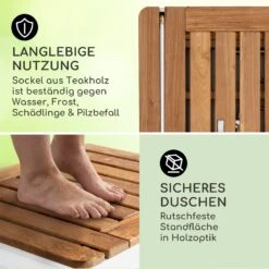 Sumatra Teak Square Gartendusche 11 Sumatra Teak Square Gartendusche -Blumfeldt Verkaufsgeschäft 10036438 de 0003 usp