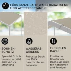 [Wiederverpackt] Blumfeldt La Rochelle Gazebo Schrägdach UV 50 -Blumfeldt Verkaufsgeschäft 10040099 de 0002 logo