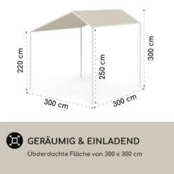 [Wiederverpackt] Blumfeldt La Rochelle Gazebo Schrägdach UV 50 -Blumfeldt Verkaufsgeschäft 10040099 de 0004 logo