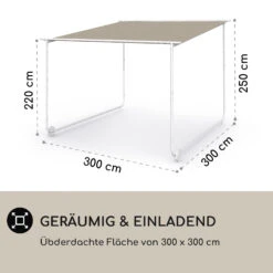 Nantes Pavillon Gazebo Sonnendach 3x3m Polyester 10 Nantes Pavillon Gazebo Sonnendach 3x3m Polyester -Blumfeldt Verkaufsgeschäft 10040106 de 0004 logo