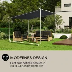 [Wiederverpackt] Nantes Pavillon Gazebo Sonnendach 3x3m Polyester -Blumfeldt Verkaufsgeschäft 10040107 de 0005 logo 1