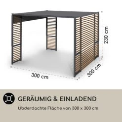 Valence Gazebo 3x3 M -Blumfeldt Verkaufsgeschäft 10040112 de 0006 logo 1