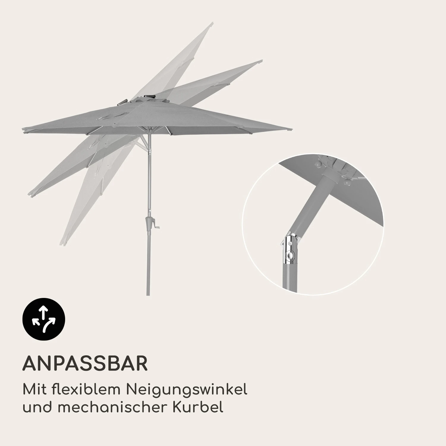 Blumfeldt Calais Sonnenschirm LED 6 Blumfeldt Calais Sonnenschirm LED – Bild 4