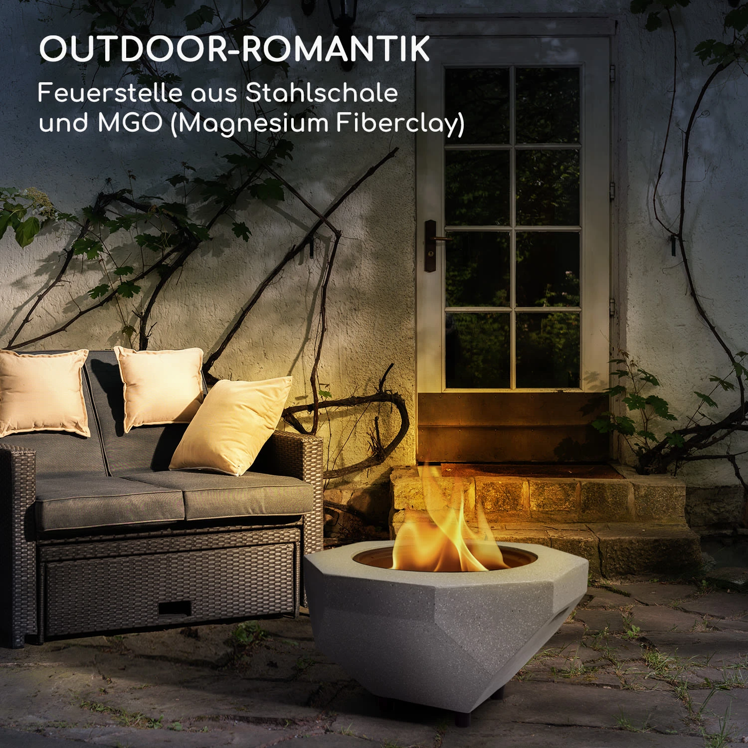 Blumfeldt Diamond Feuerschale Mit Grill 4 Blumfeldt Diamond Feuerschale Mit Grill – Bild 2