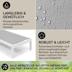 [Wiederverpackt] Lucca Lounger Liegestuhl -Blumfeldt Verkaufsgeschäft 10041231 de 0003 usp