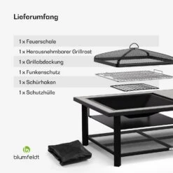 [Gebraucht] Merano Avanzato L | 3-in-1-Feuerschale Und Feuertisch -Blumfeldt Verkaufsgeschäft 10041255 de 0007 usp
