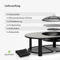 [Gebraucht] Merano Circolo L | 3-in-1-Feuerschale Und Feuertisch -Blumfeldt Verkaufsgeschäft 10041257 de 0007 usp